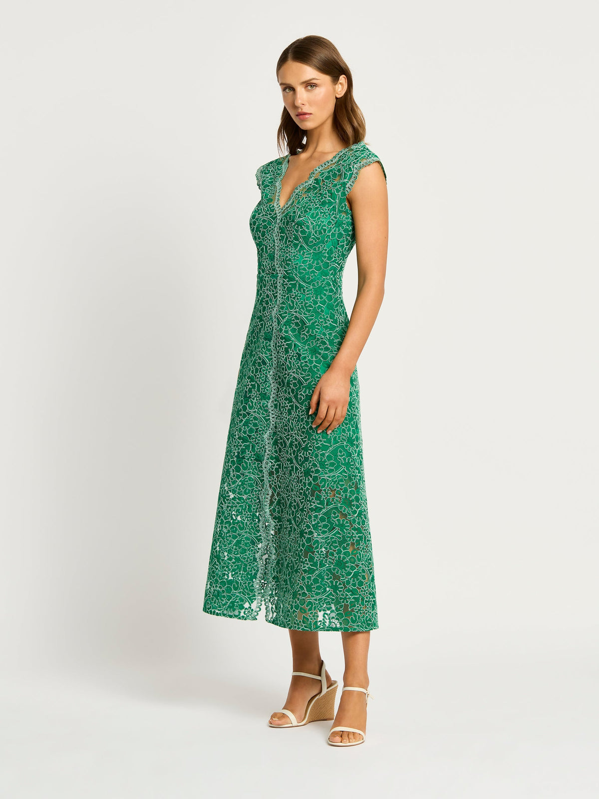 Moss & Spy Lily A Line Dress ROSSELLINI + SHINE Moss & Spy Lily A Line Dress ROSSELLINI + SHINE