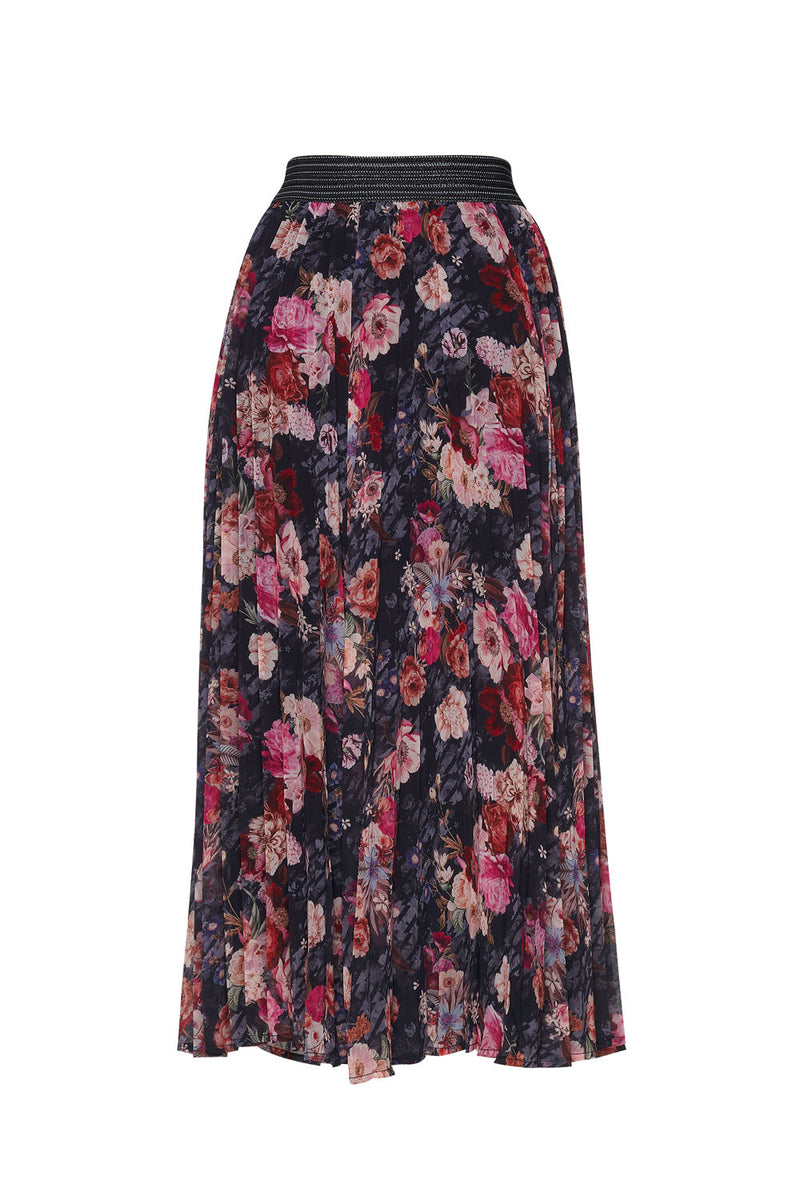 Madly Sweetly Florient Skirt - Navy