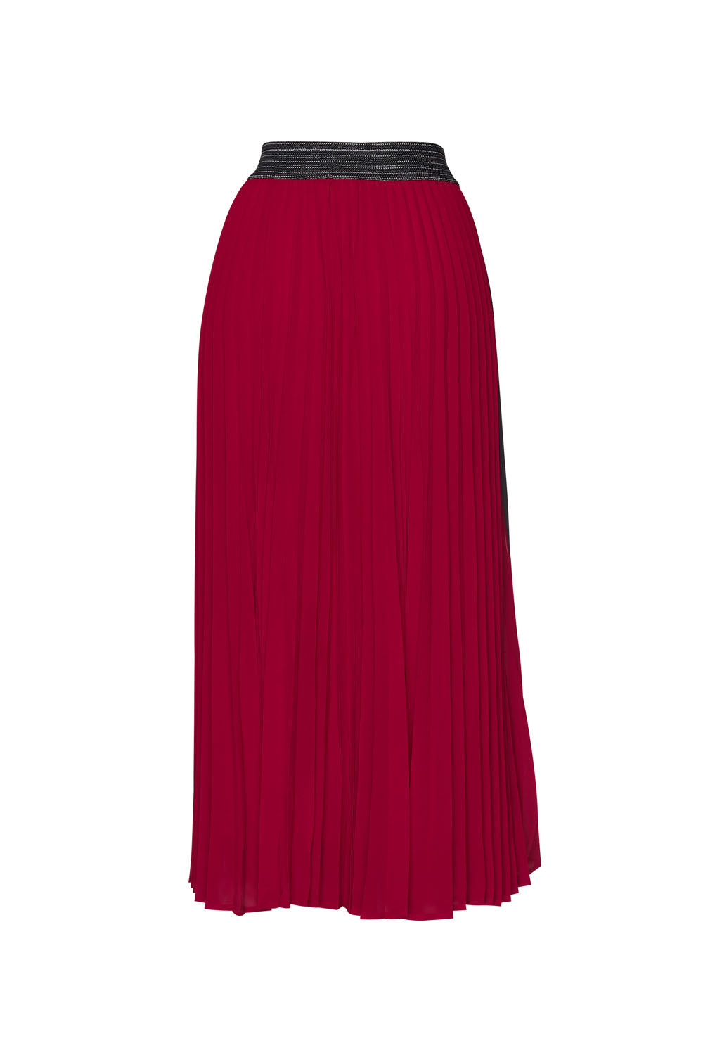 Madly Sweetly Just Pleat It Skirt - Scarlet