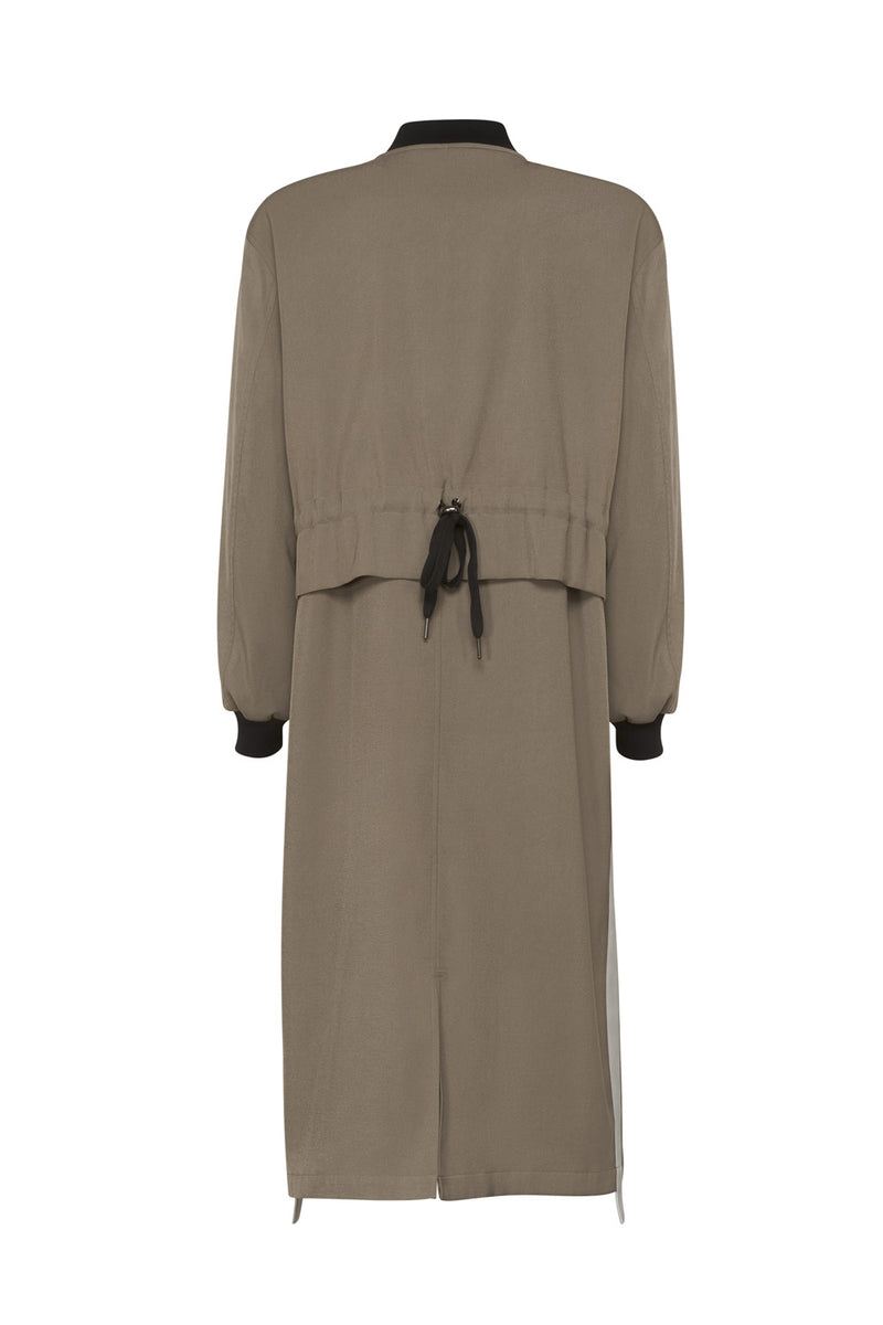 Madly Sweetly Matrix Coat - Taupe