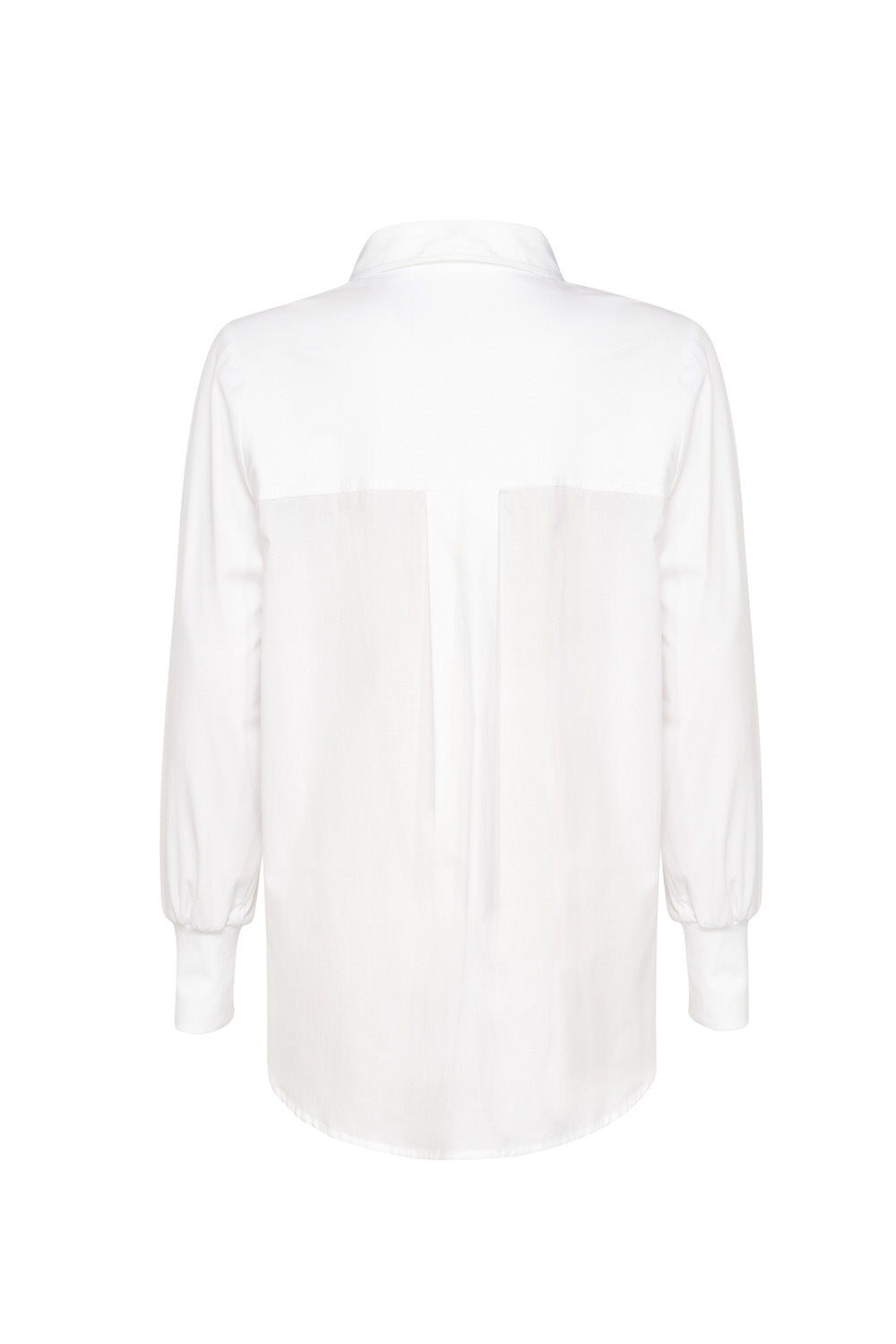 Madly Sweetly Mixed Media Shirt - White