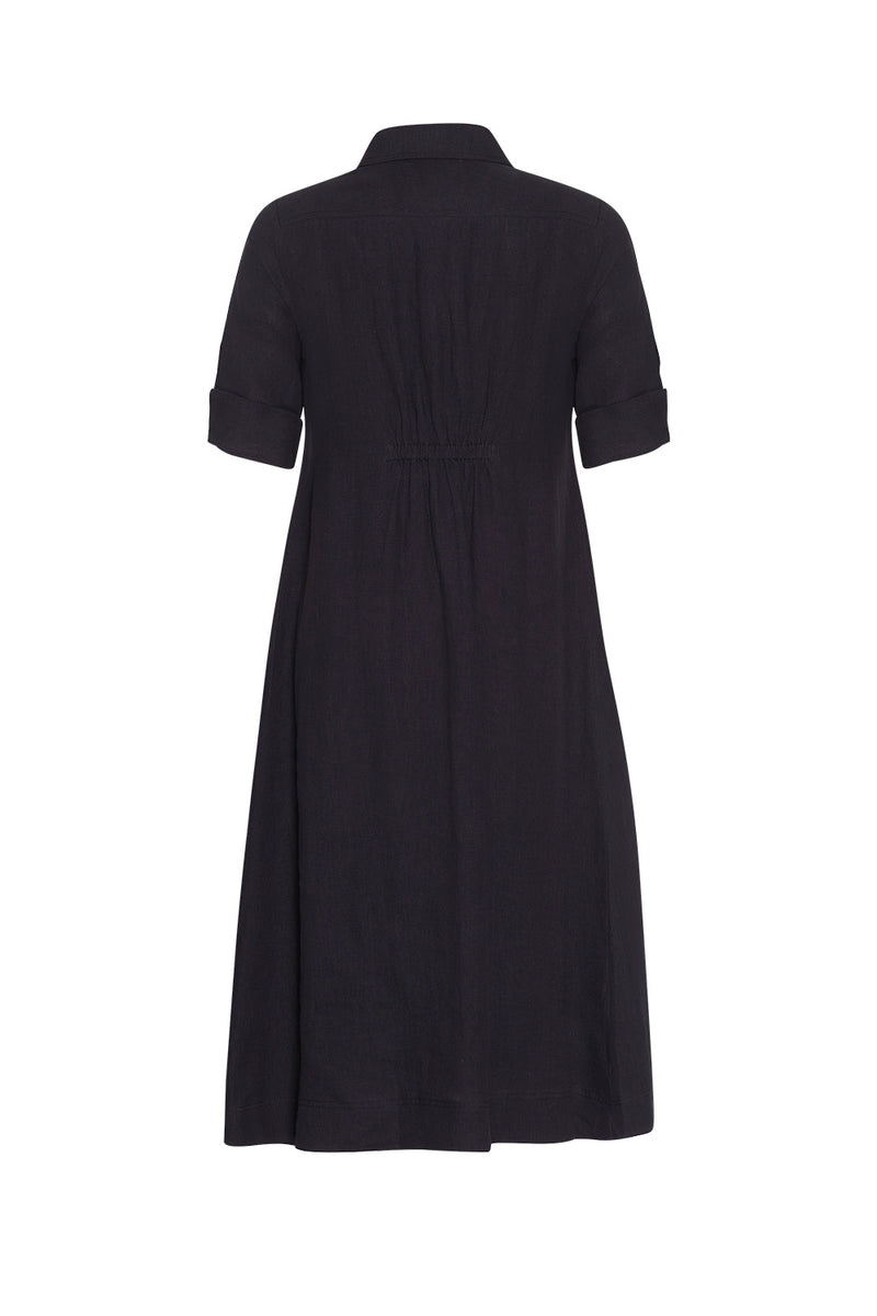 Madly Sweetly Echo Shirt Dress - Midnight