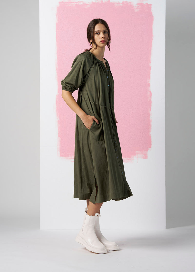 Madly Sweetly Wistful Dress - Palm Green