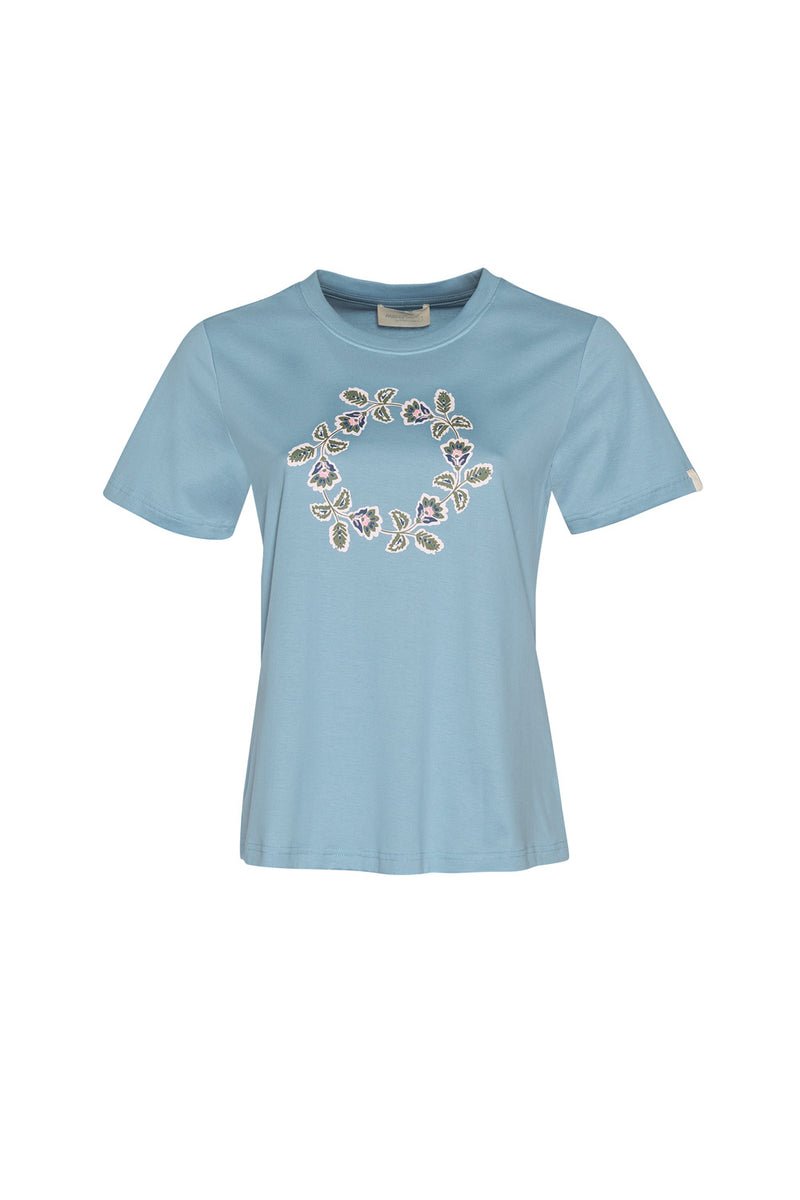 Madly Sweetly Sweet Tee Sky Wreath