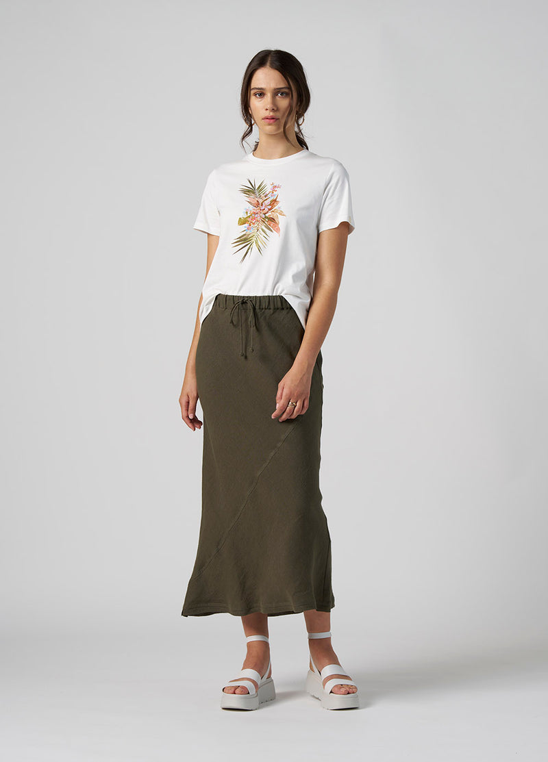 Madly Sweetly Echo Skirt - Khaki