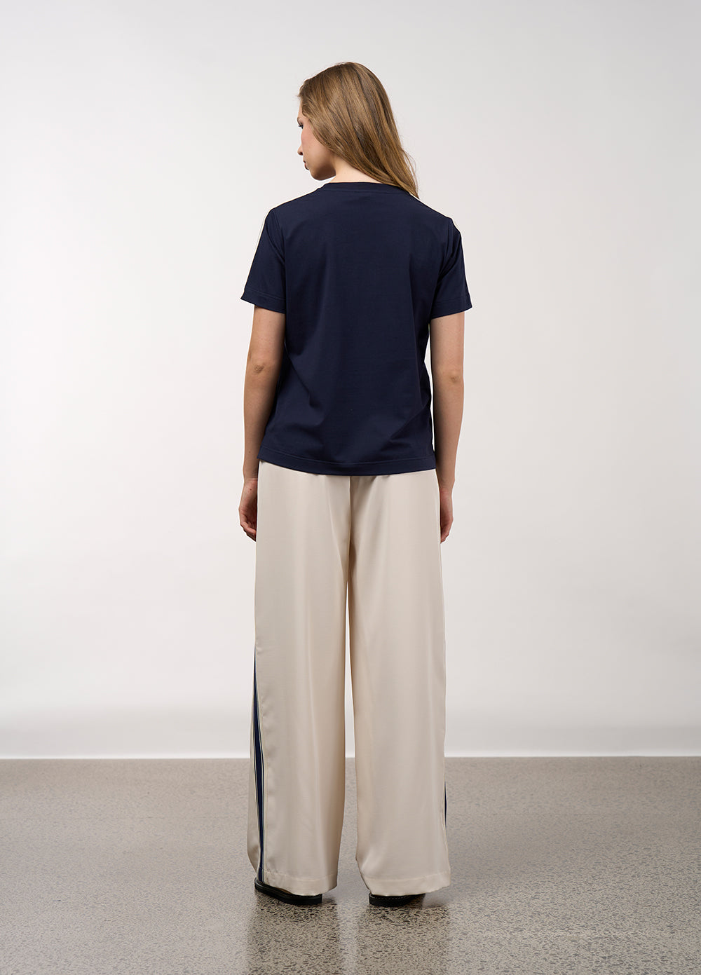 Madly Sweetly Linear Tee - Navy
