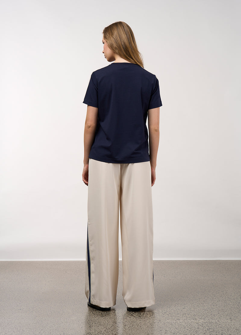 Madly Sweetly Linear Tee - Navy