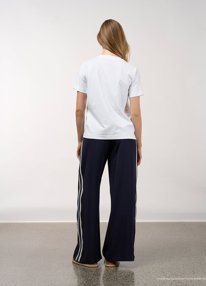 Madly Sweetly Linear Tee - White