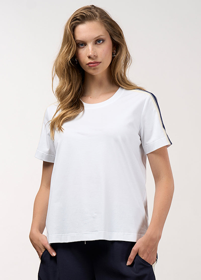 Madly Sweetly Linear Tee - White