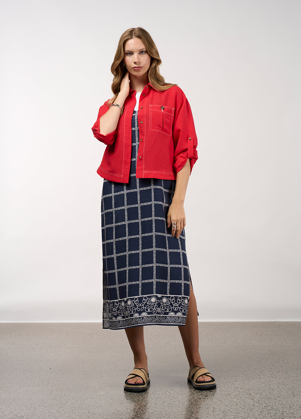 Madly Sweetly Aspect Jacket - Poppy