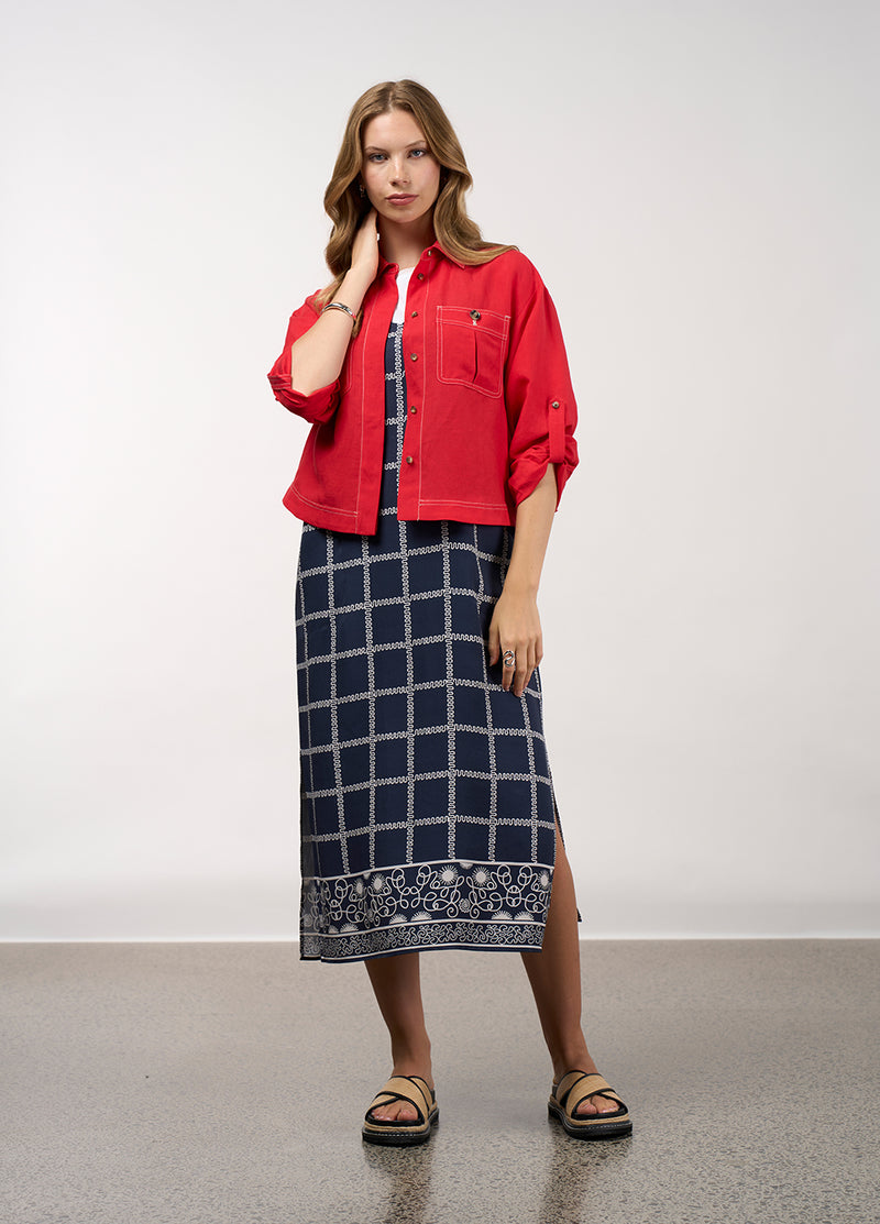 Madly Sweetly Aspect Jacket - Poppy