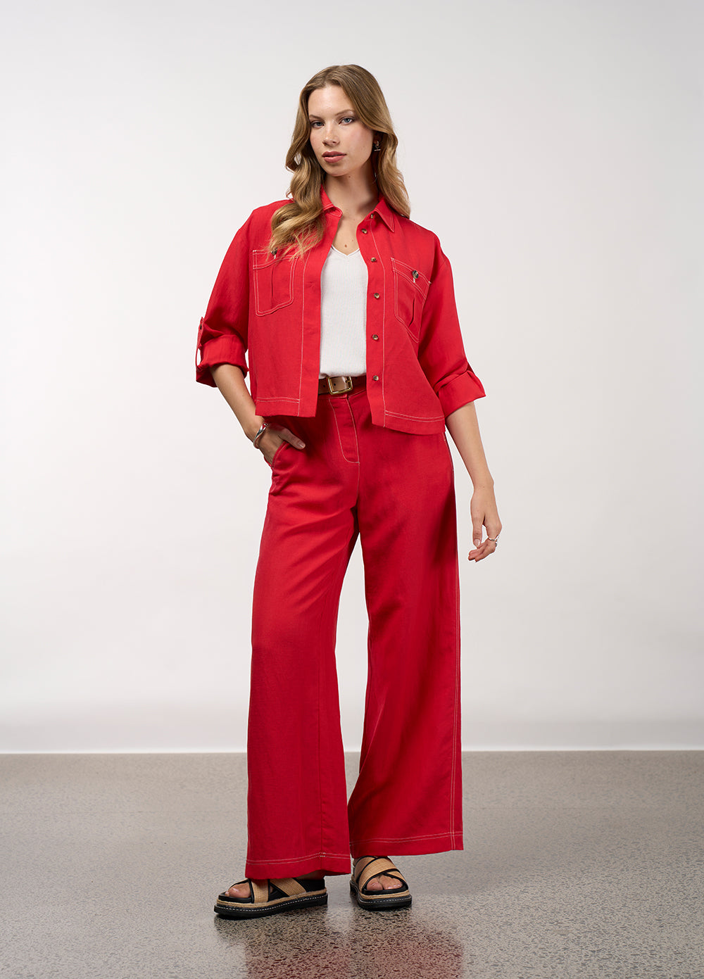 Madly Sweetly Aspect Pant - Poppy