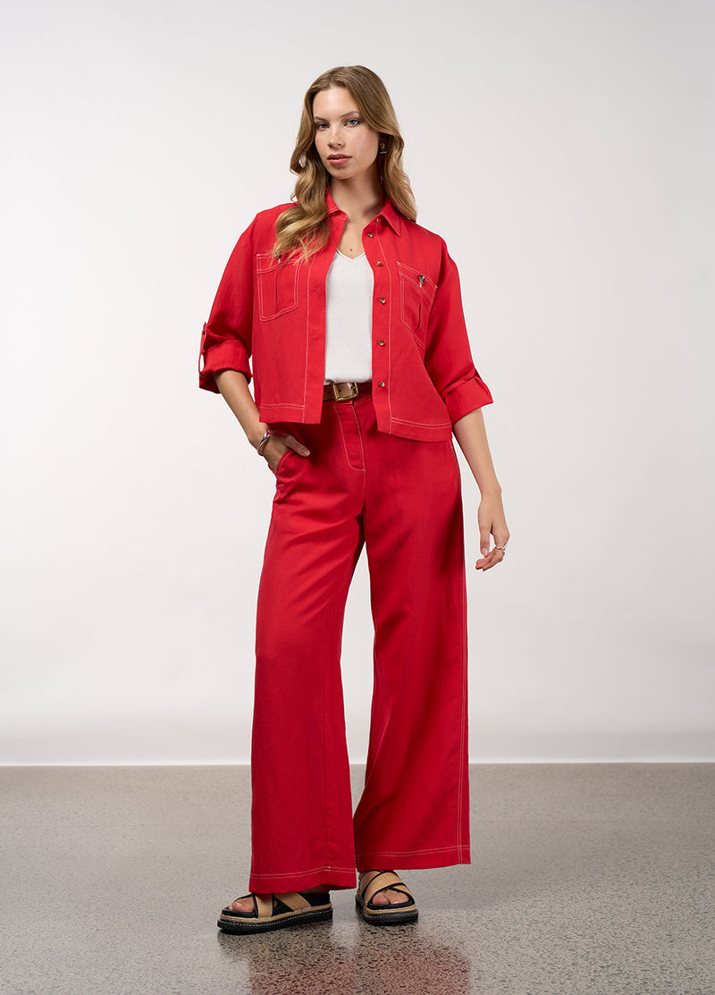 Madly Sweetly Aspect Pant - Poppy