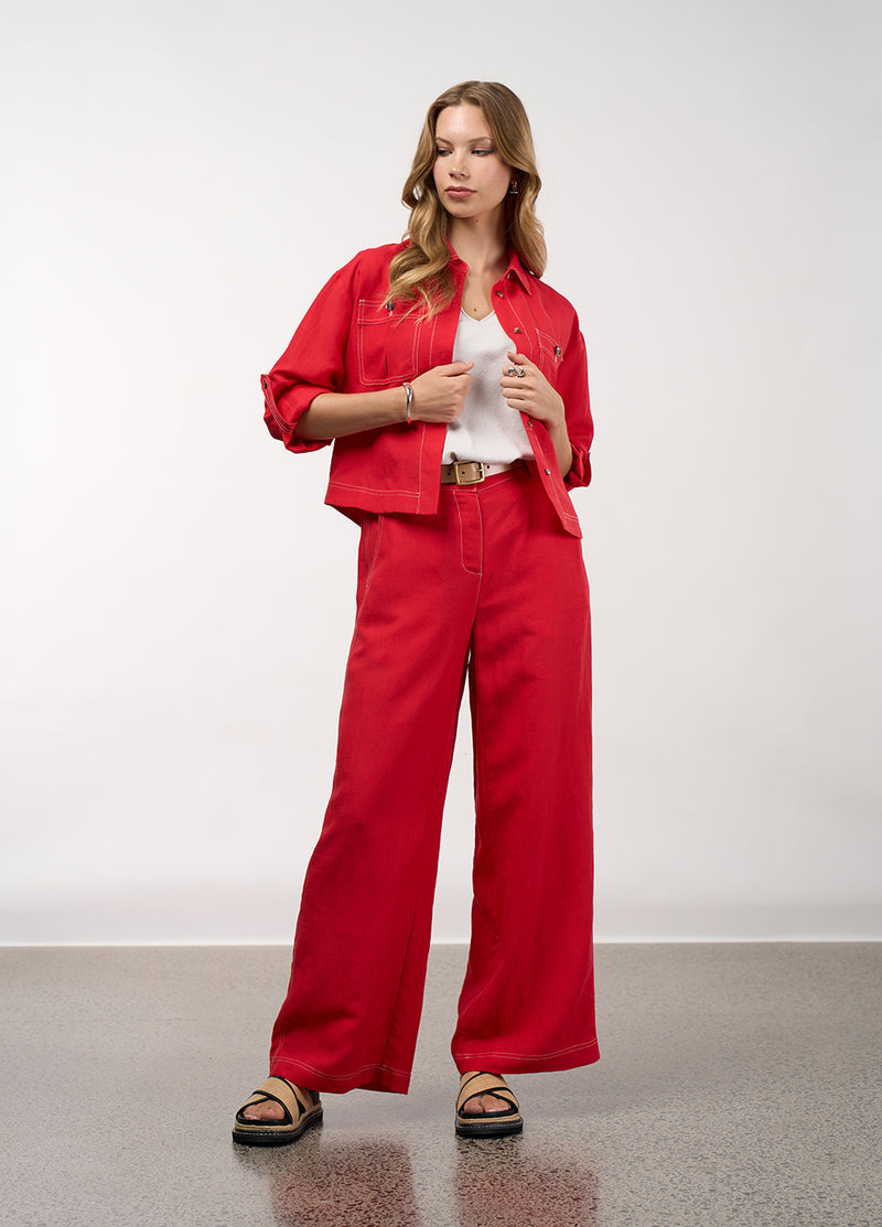 Madly Sweetly Aspect Jacket - Poppy