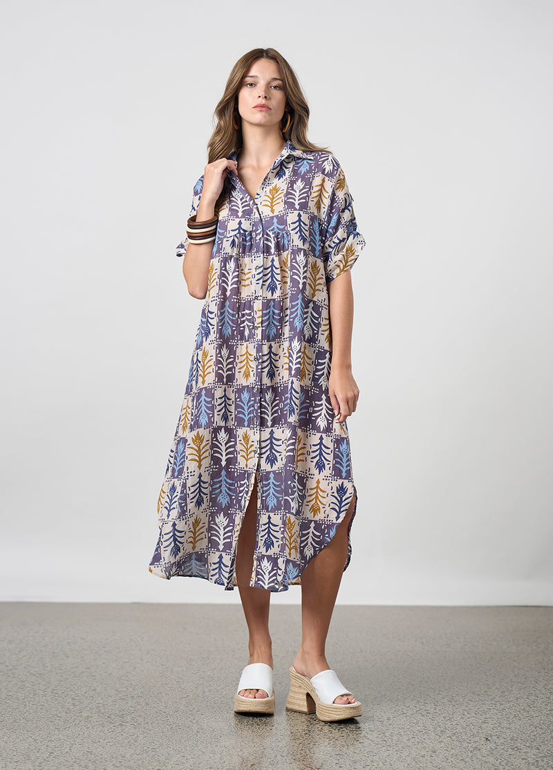 Madly Sweetly Quartet Shirt Dress