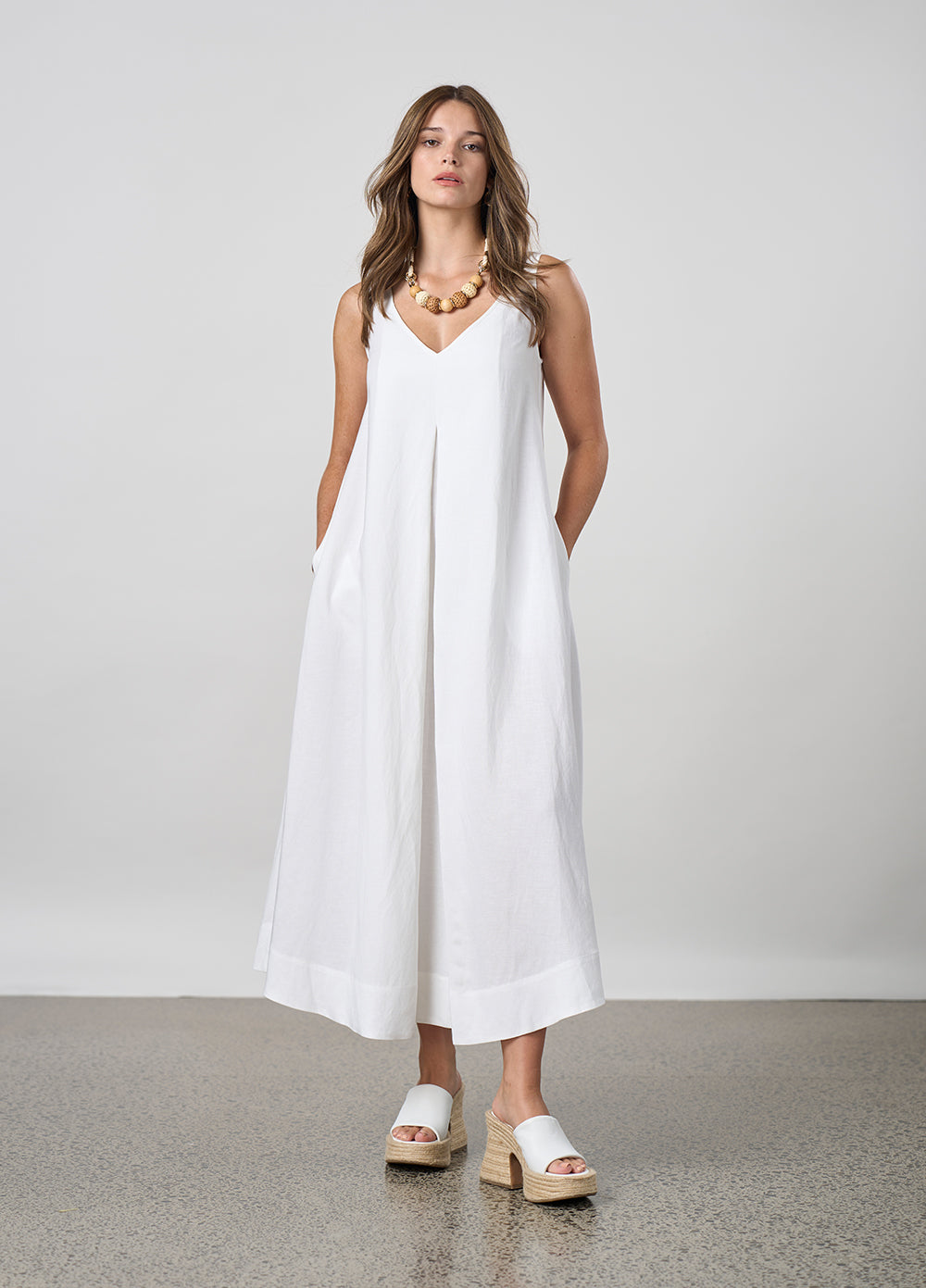Madly Sweetly Eclipse Maxi Dress - White