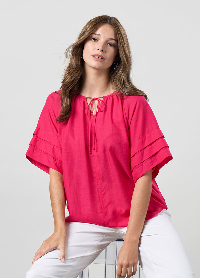 Madly Sweetly Parallel Top - Magenta
