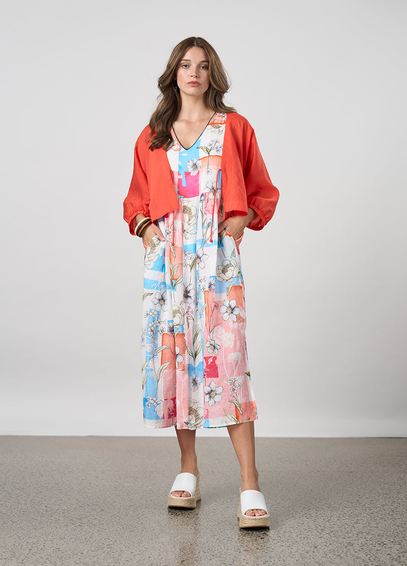 Madly Sweetly Veil Jacket - Blood Orange