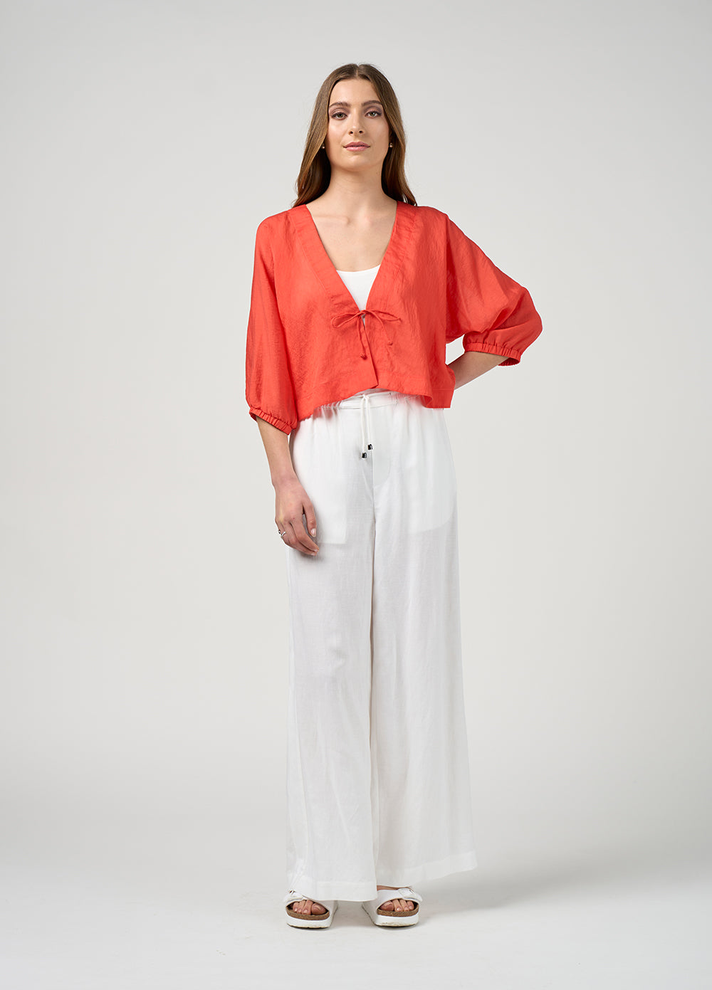 Madly Sweetly Veil Jacket - Blood Orange