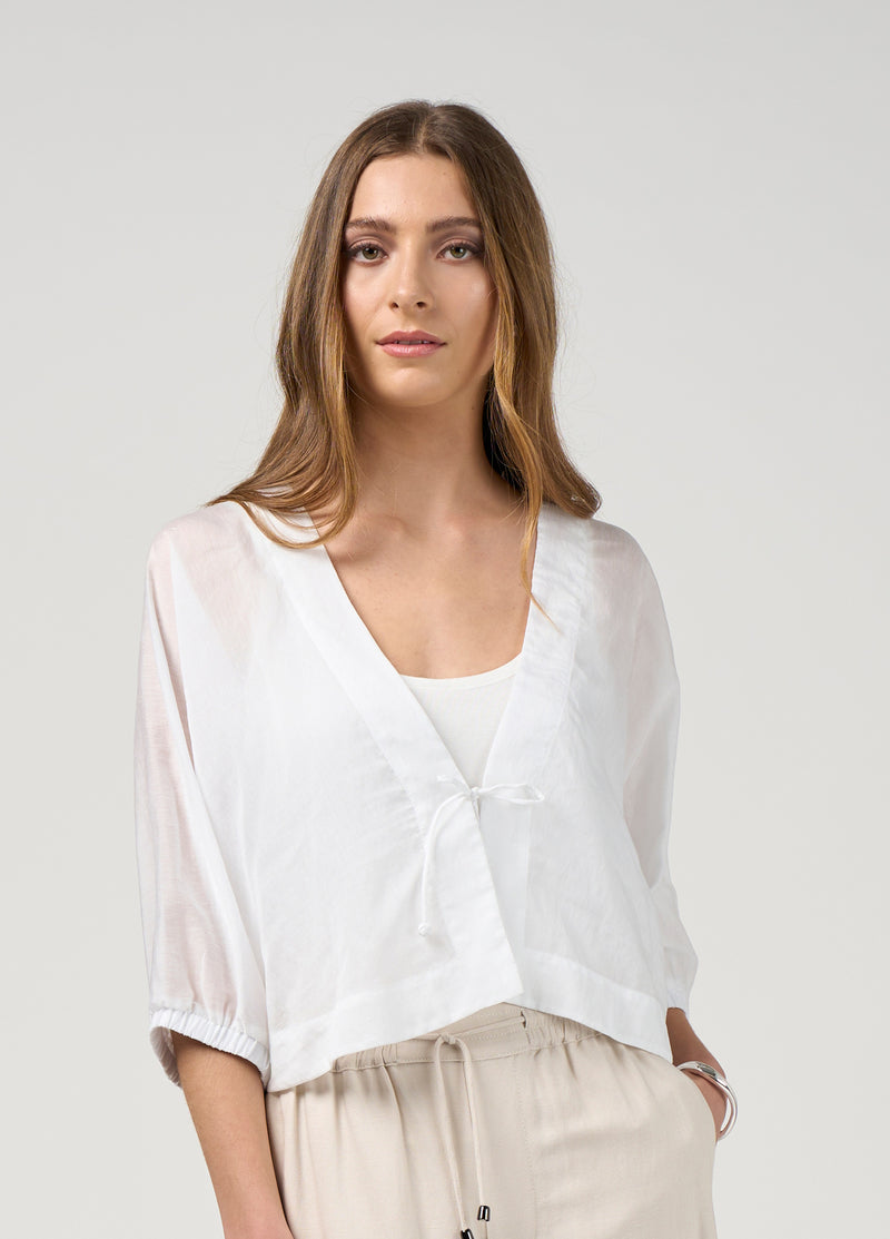 Madly Sweetly Veil Jacket - White