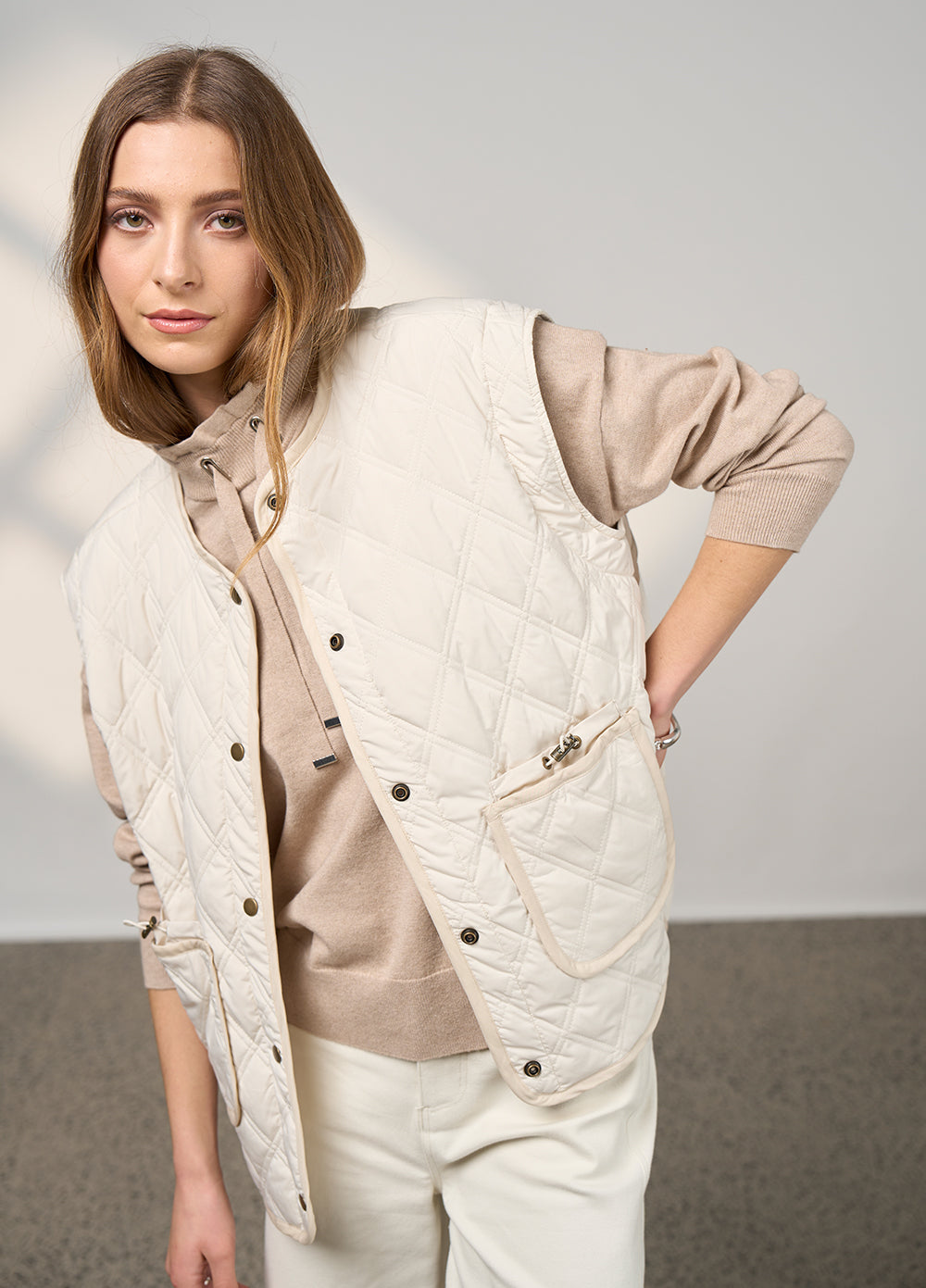 Madly Sweetly Tetris Jacket Vanilla