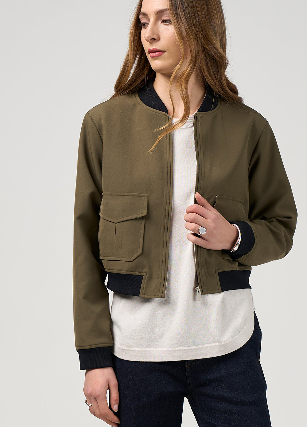 Madly Sweetly Cavalry Jacket Khaki