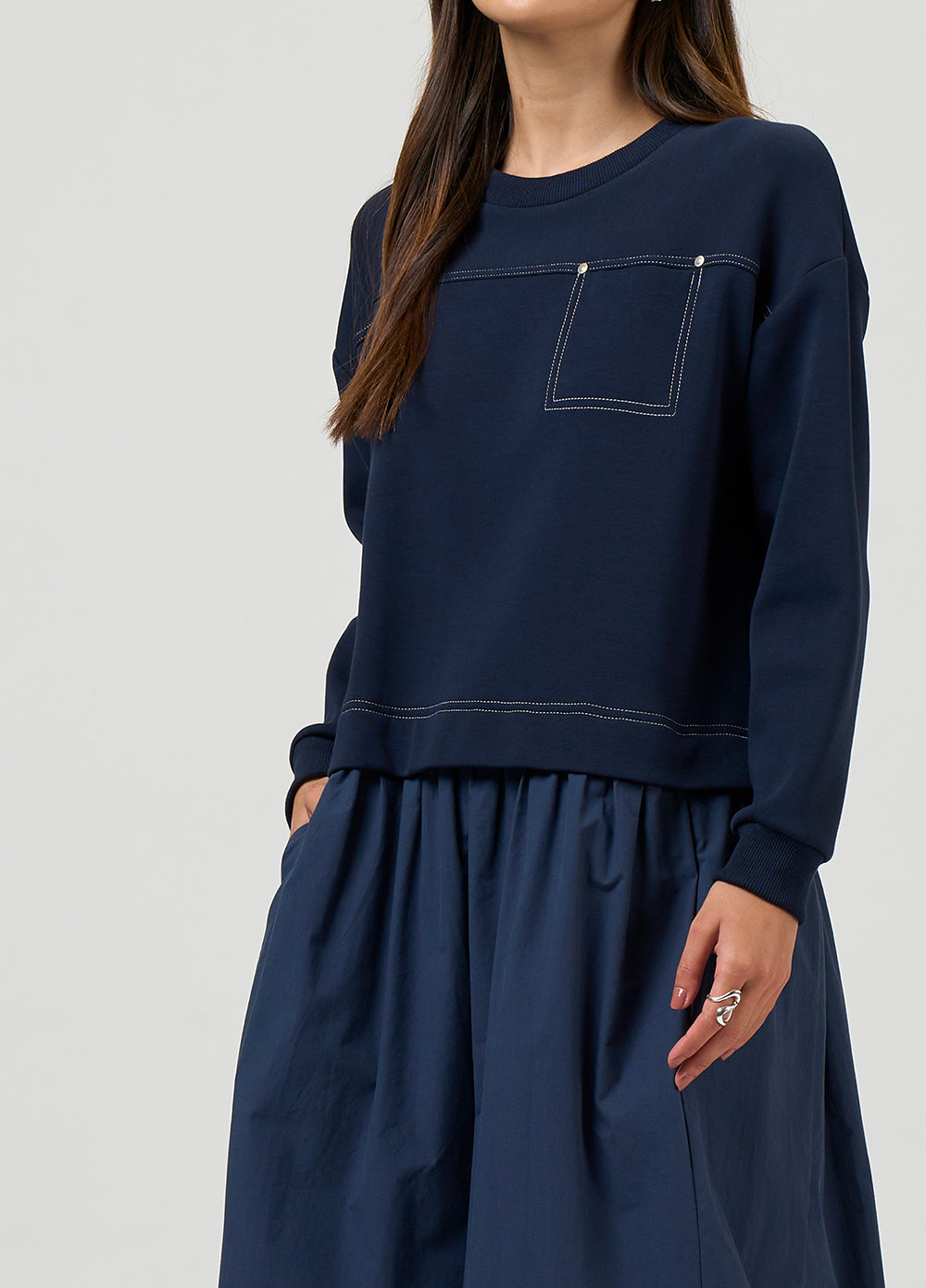 Madly Sweetly McKenzie Dress Navy