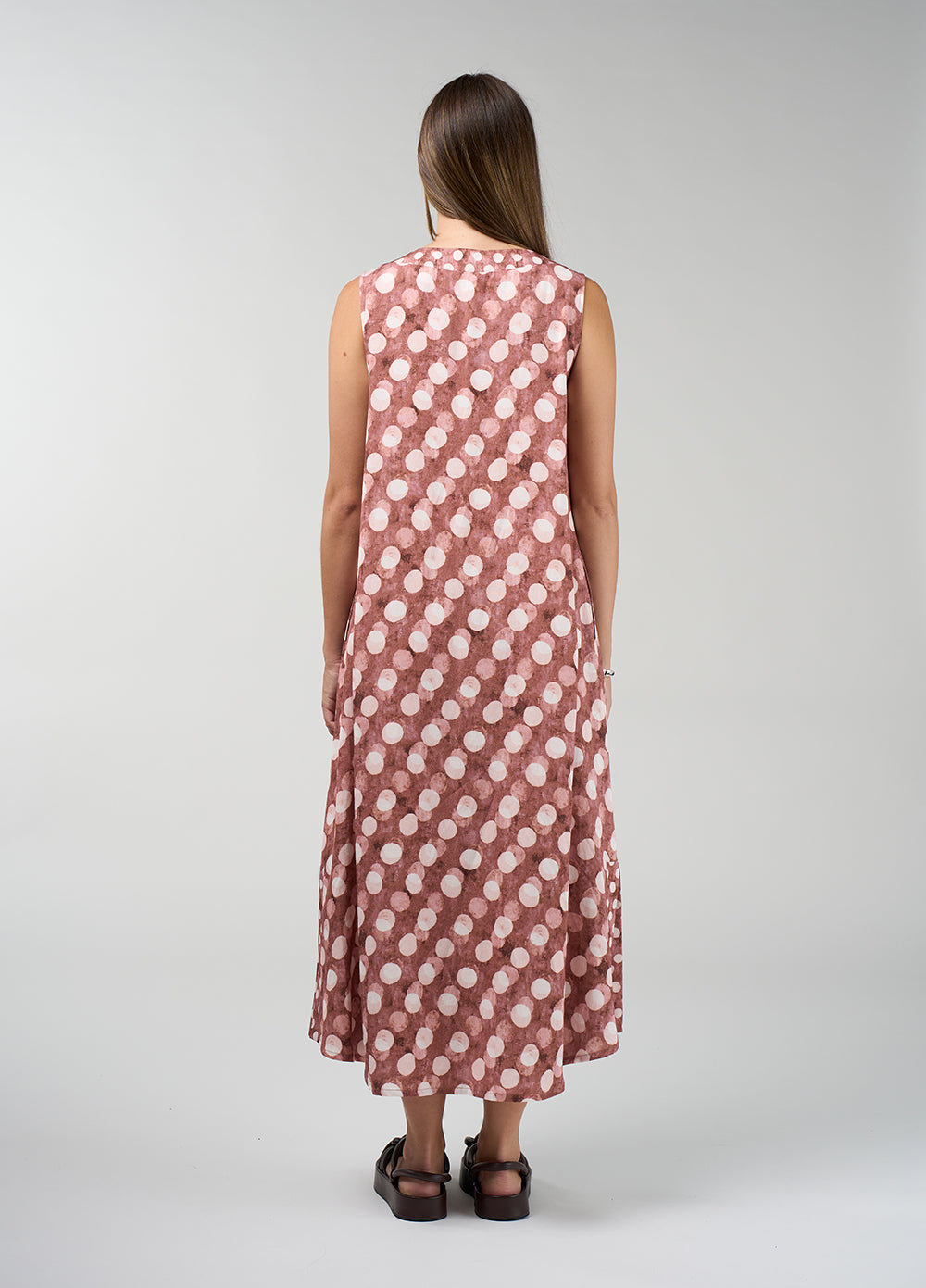Madly Sweetly Vision Maxi Dress- Cocoa Multi