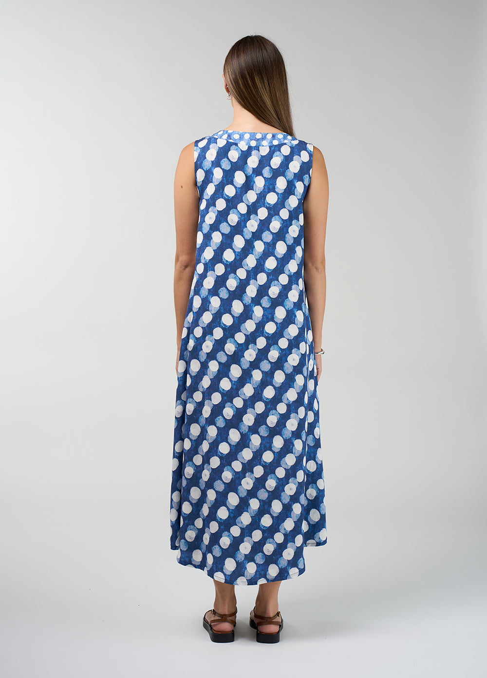 Madly Sweetly Vision Maxi Dress- Denim Multi