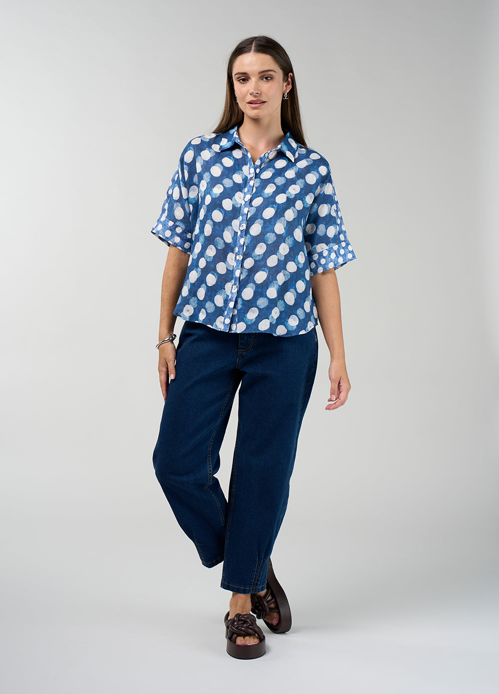 Madly Sweetly Vision Shirt- Denim