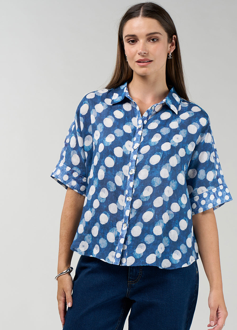 Madly Sweetly Vision Shirt- Denim