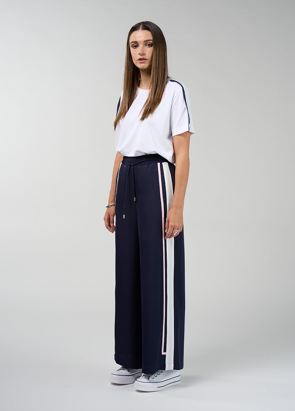 Madly Sweetly Contour Pant Navy-White