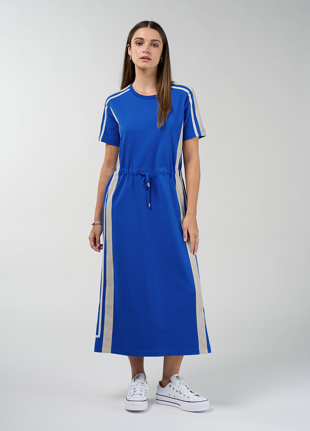 Madly Sweetly Contour Dress Cobalt Stone