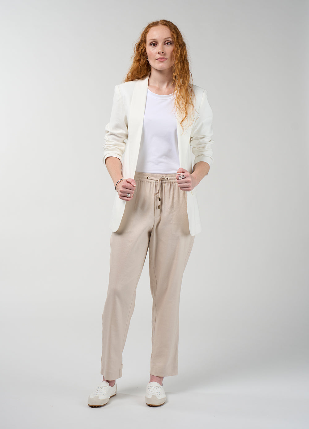 Madly Sweetly Trailblazer Jacket Silk White