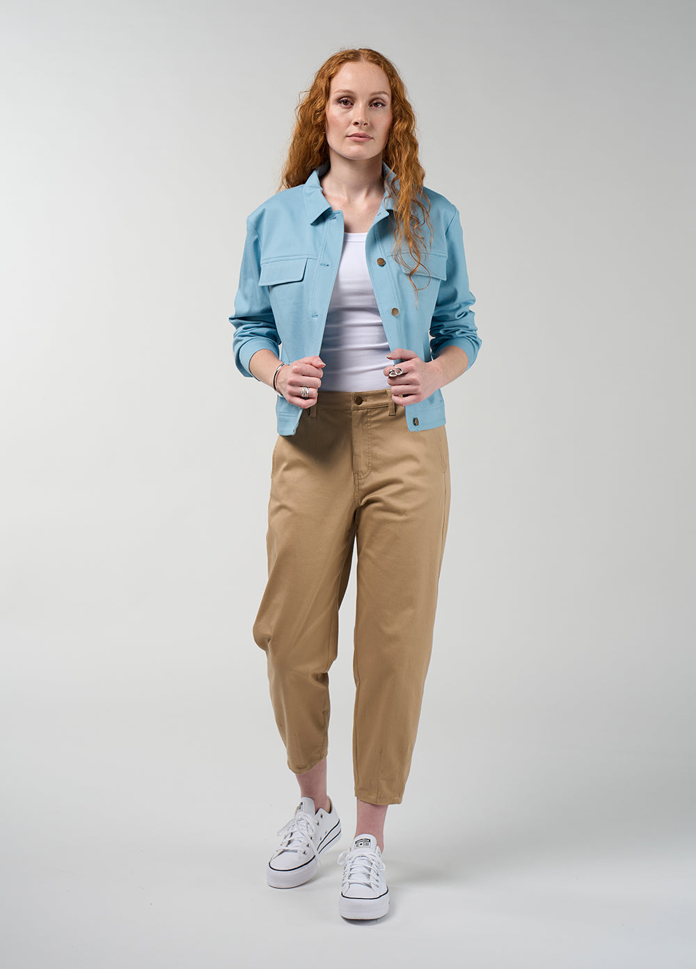 Madly Sweetly Essence Jacket- Powder Blue