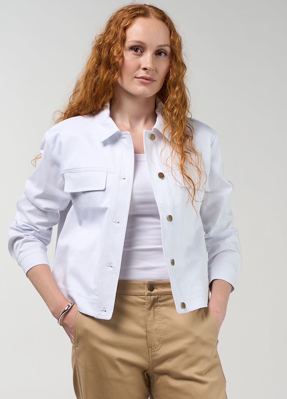 Madly Sweetly Essence Jacket- White