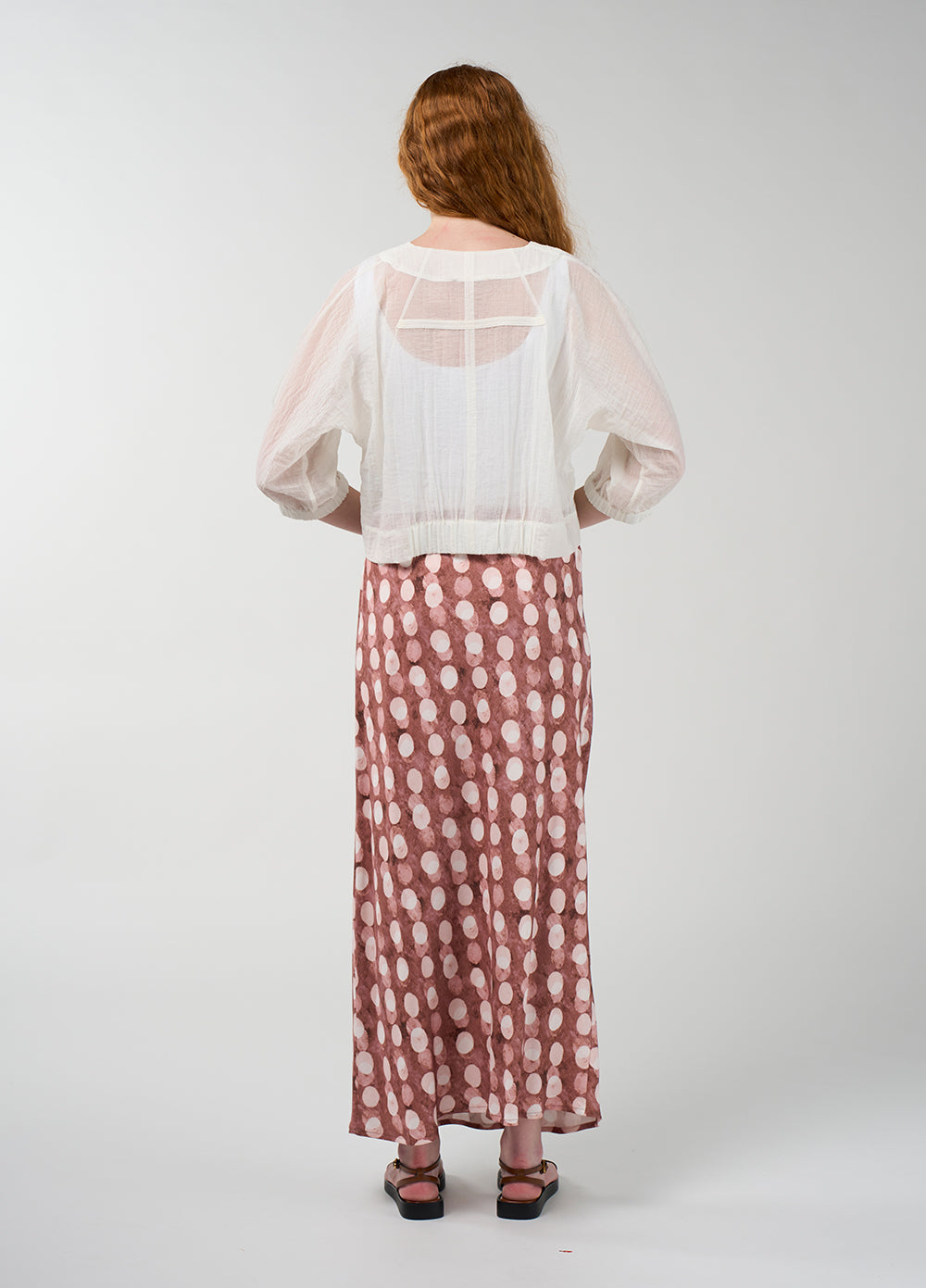 Madly Sweetly Frame Jacket Silk White