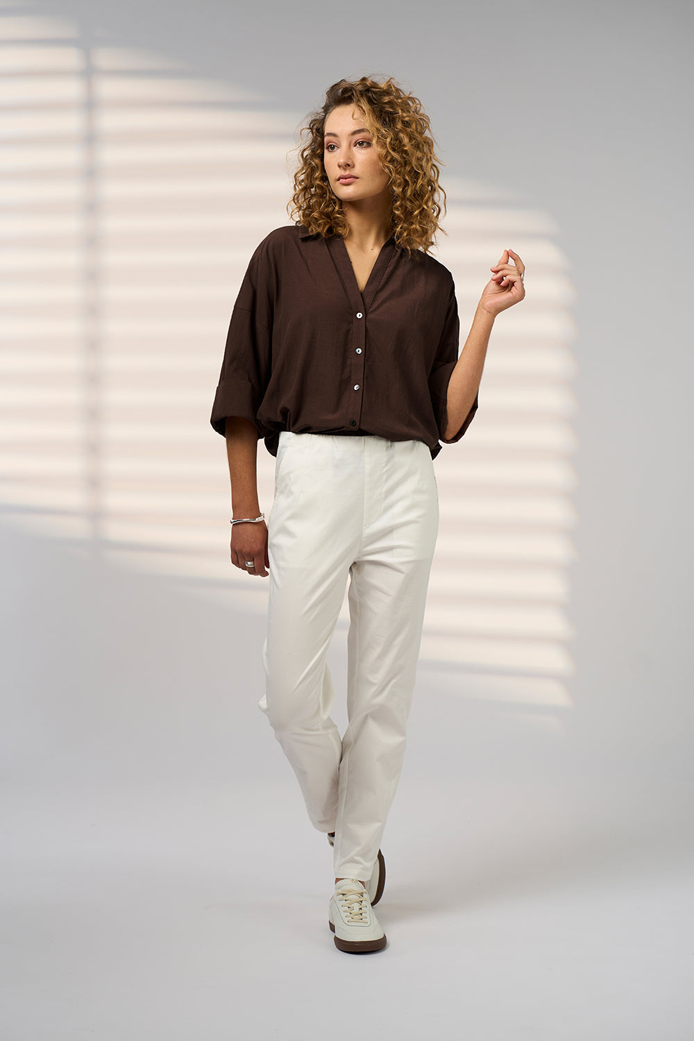 Madly Sweetly Marina Pant Silk White