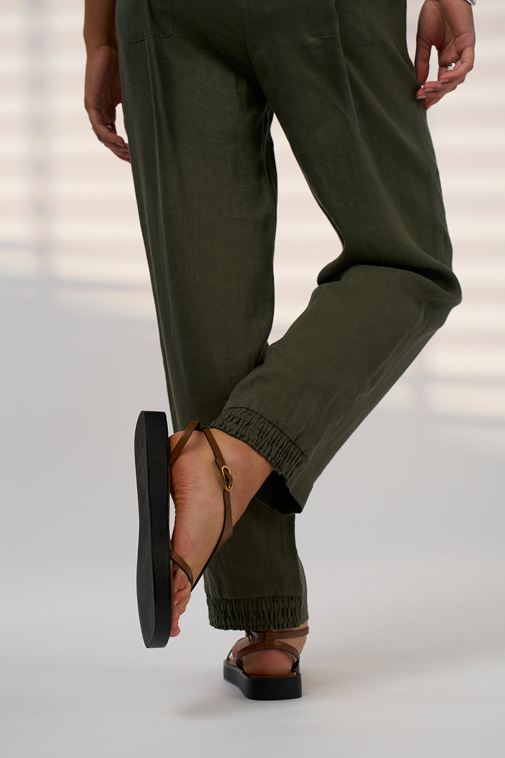 Madly Sweetly Esplanade Pant Dark Khaki