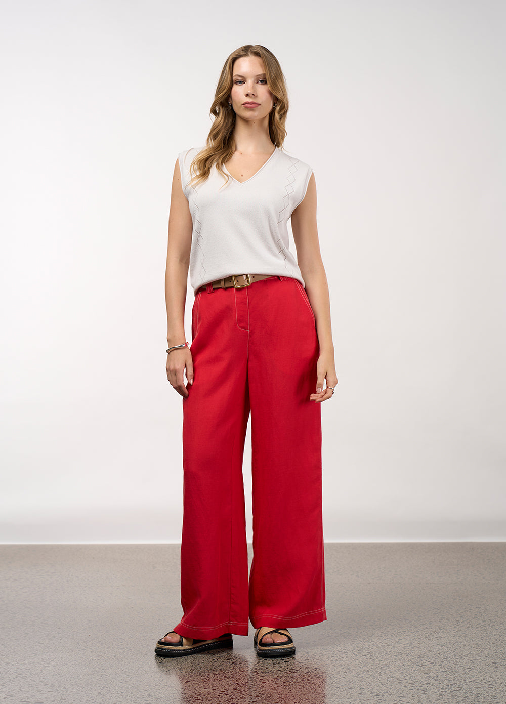 Madly Sweetly Aspect Pant - Poppy