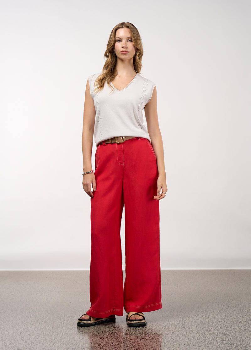 Madly Sweetly Aspect Pant - Poppy