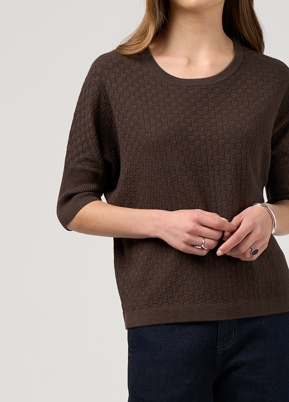 Madly Sweetly Switchboard Tee Coffee