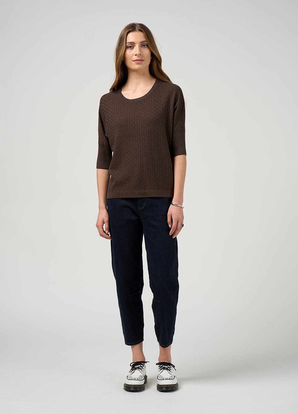 Madly Sweetly Switchboard Tee Coffee