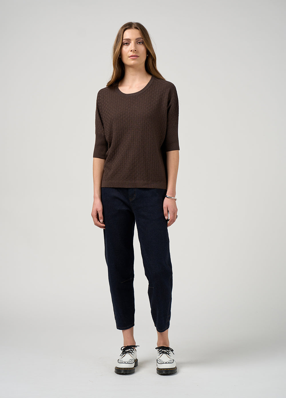 Madly Sweetly Switchboard Tee Coffee
