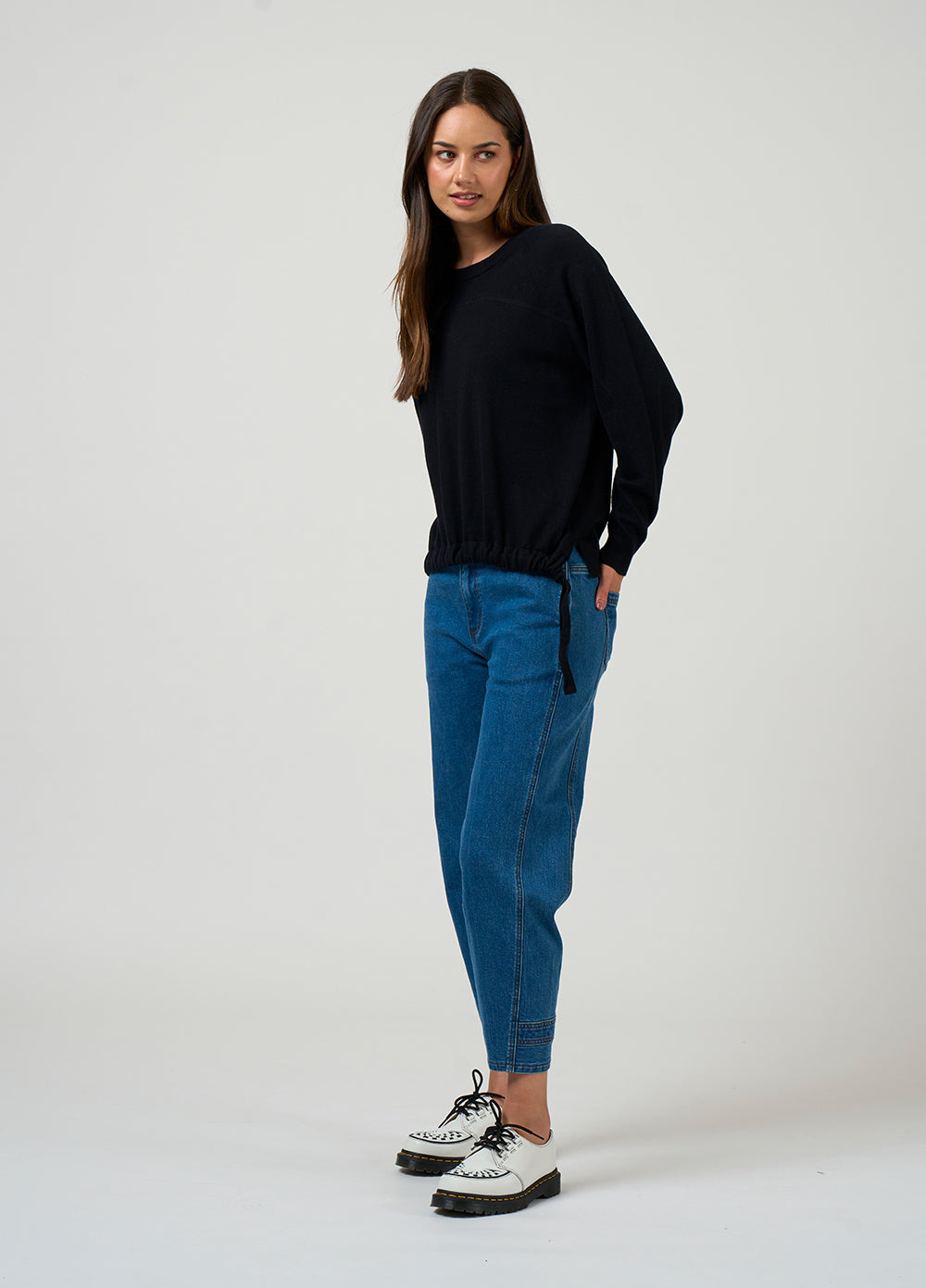 Madly Sweetly Current Sweater - Black