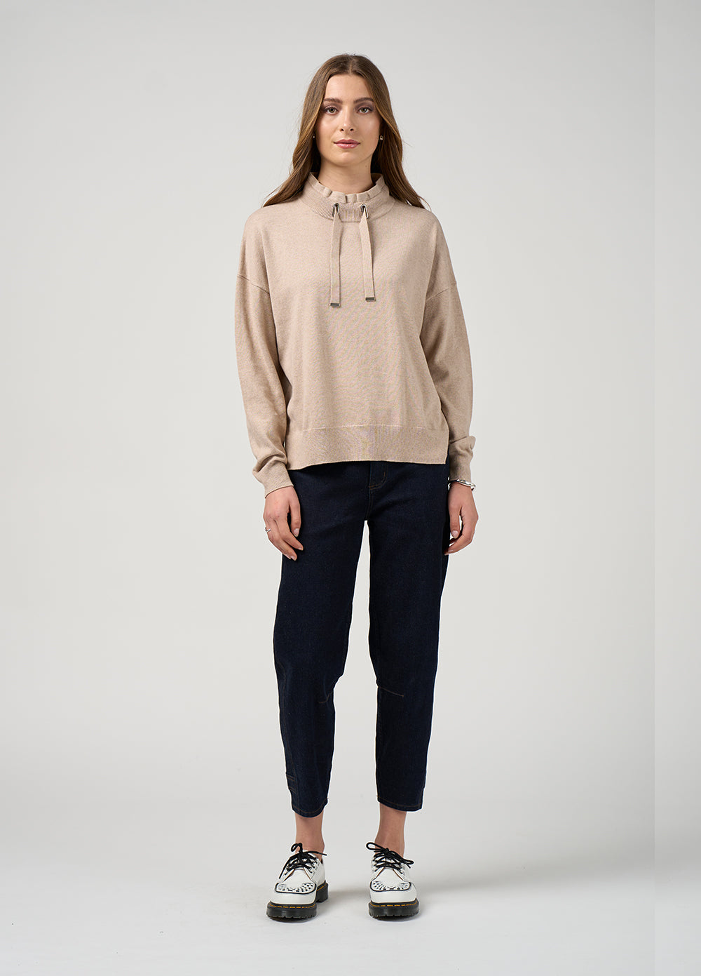 Madly Sweetly Circuit Sweater - Biscuit