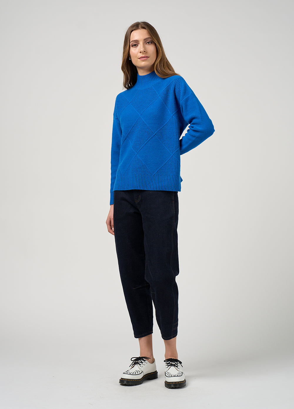 Madly Sweetly Dressage Sweater Cobalt