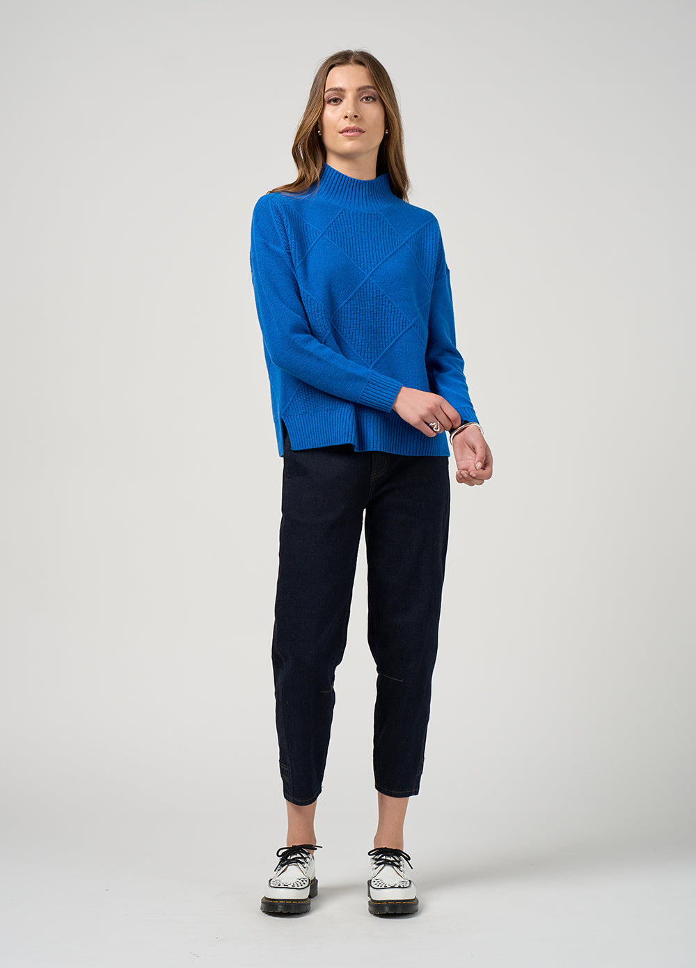 Madly Sweetly Dressage Sweater Cobalt