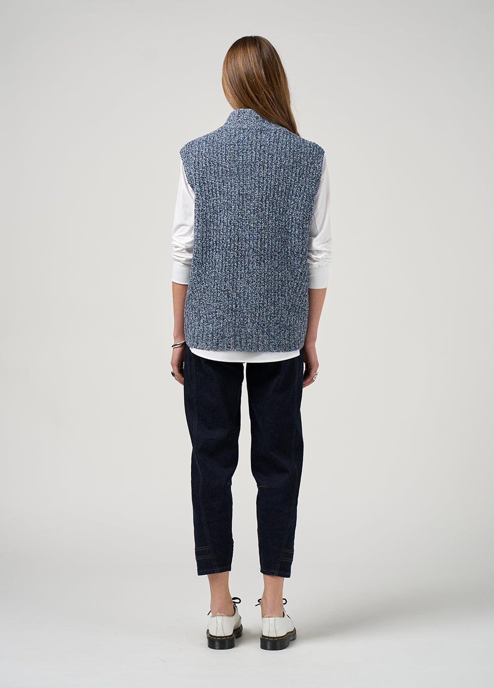 Madly Sweetly Campfire Vest Denim Fleck