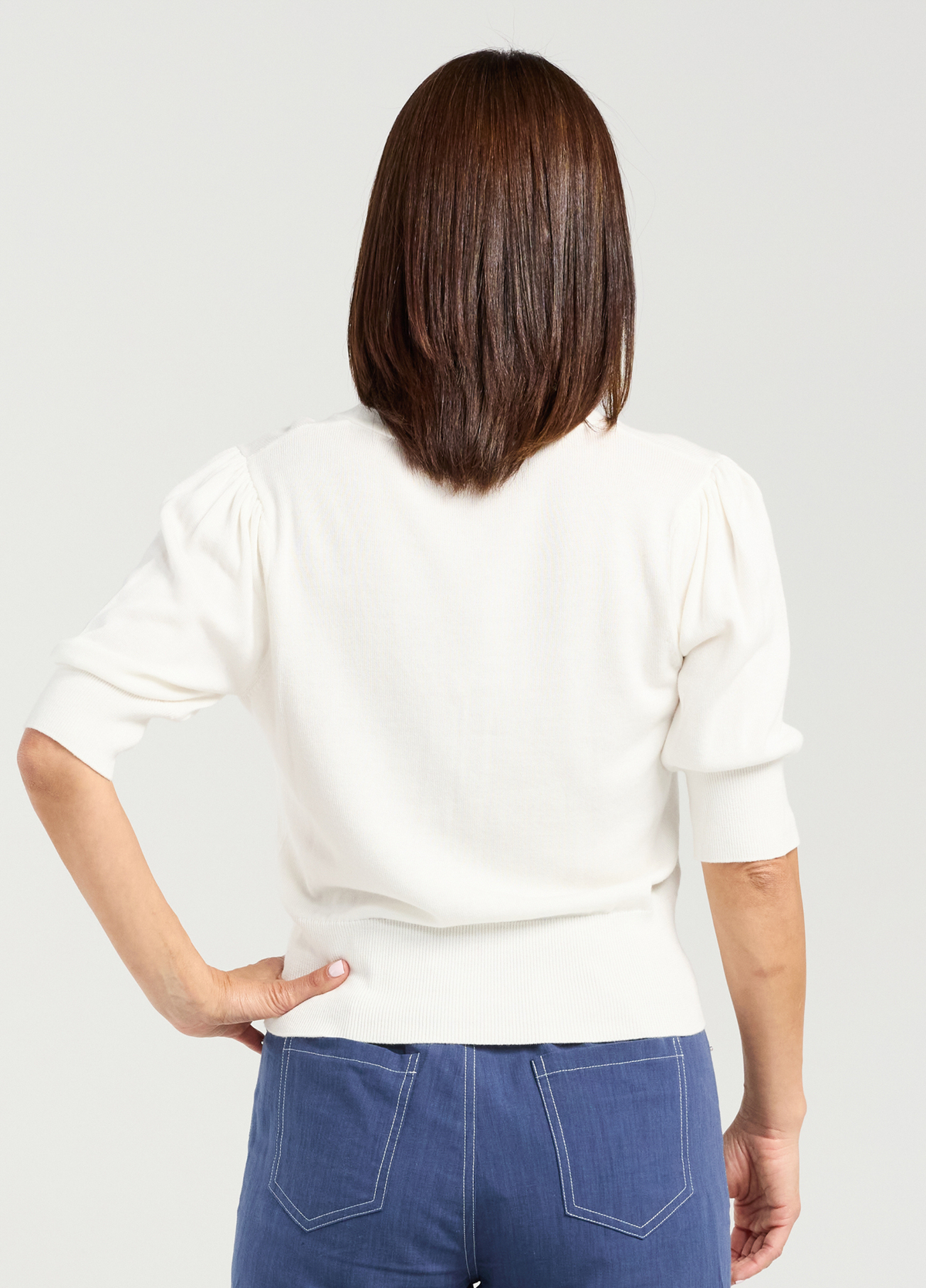 Seduce Naomi Knit White